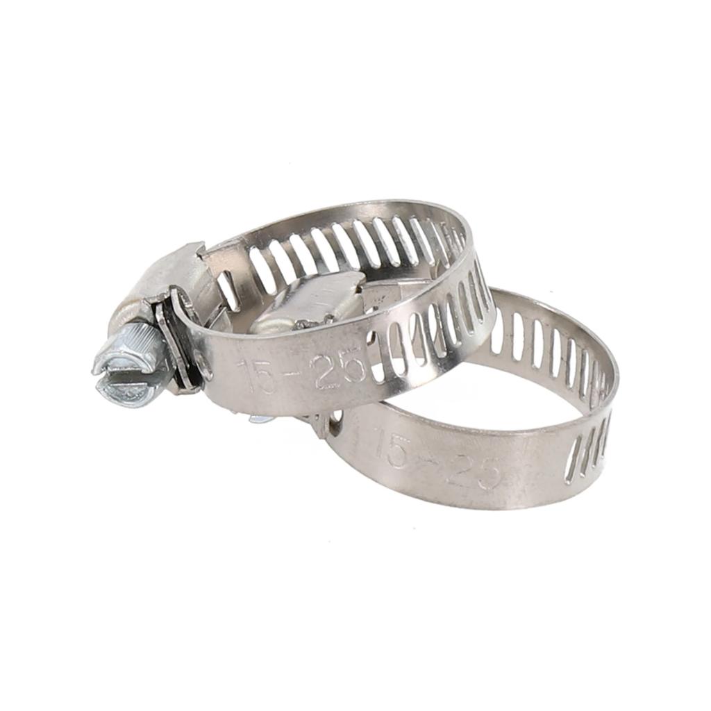 3/4 Inch Garden Hose Repair Mender Solid Brass Water Hose Connector Splicer Mender With Stainless Steel Tightening Clamp