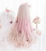 RyuuCos Lolita Wig, Long Hair, Curly, Pink, Gradient, Cosplay, Heat Resistant, Costume, Gift, Event, Halloween, Christmas, School Festival, Cultural