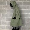 Hooded Half Sleeve Pullover Top Soft Large Pockets Loose Men T-shirt Streetwear