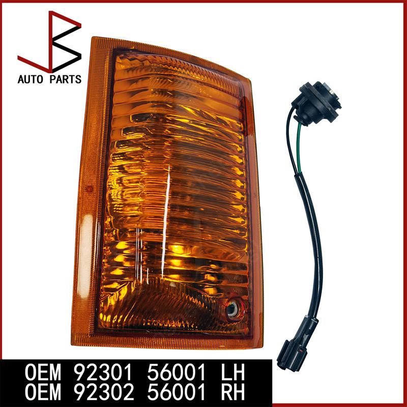 New Front Left & Right Turn Signal Lamp Assembly (Without Bulb)OEM 92301-56001 92302-56001 for Hyundai Truck HD65 HD72 HD78 HD35 LH 92301-56001