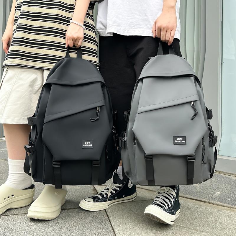 Schoolbag Men's Casual Large Capacity Backpack Travel Bag Women's Bag Lightweight Computer Bag Backpack Junior High School Student School Bag