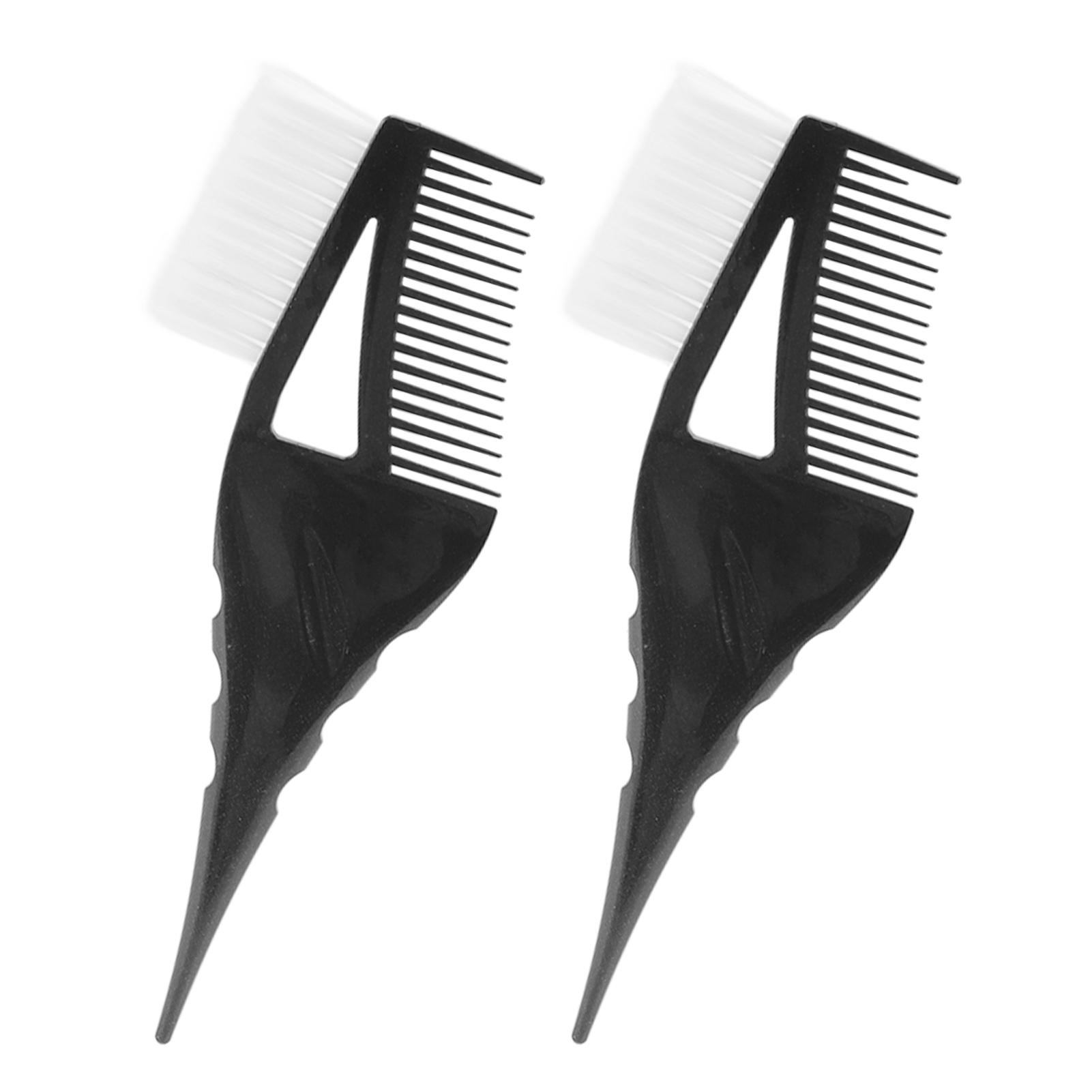 

2PCS Hair Dye Brush Double Side Comb Applicator DIY Hairdressing Tools for Home Beauty Salon
