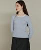 ITOV SEOUL Lambswool Scallop Slim Knit Sb