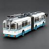 MOC Figurka NOVÁ Série City Trolejbus Stavebnice Dojíždějící Autobus Retro Model Auta Vzdělávací Hračka pro MOC