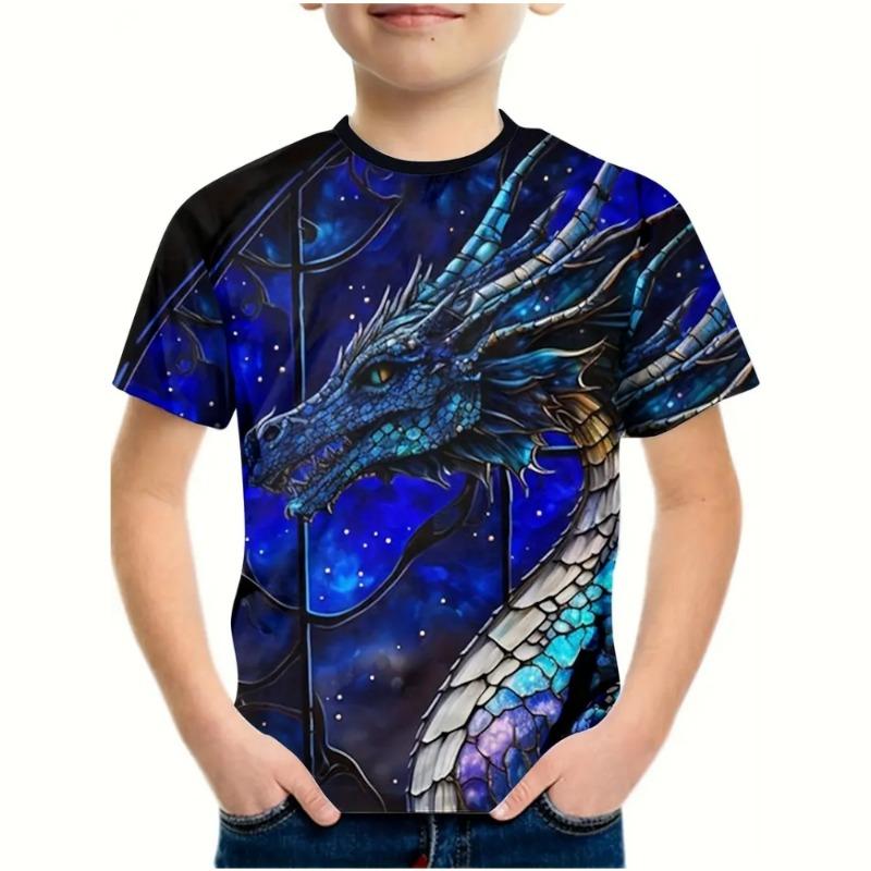 Vestiti per Bambina Estate Carini e Divertenti Animale Cavallo Girocollo Maniche Corte Stampa Maglietta Moda Streetwear Top Maglietta Bambina