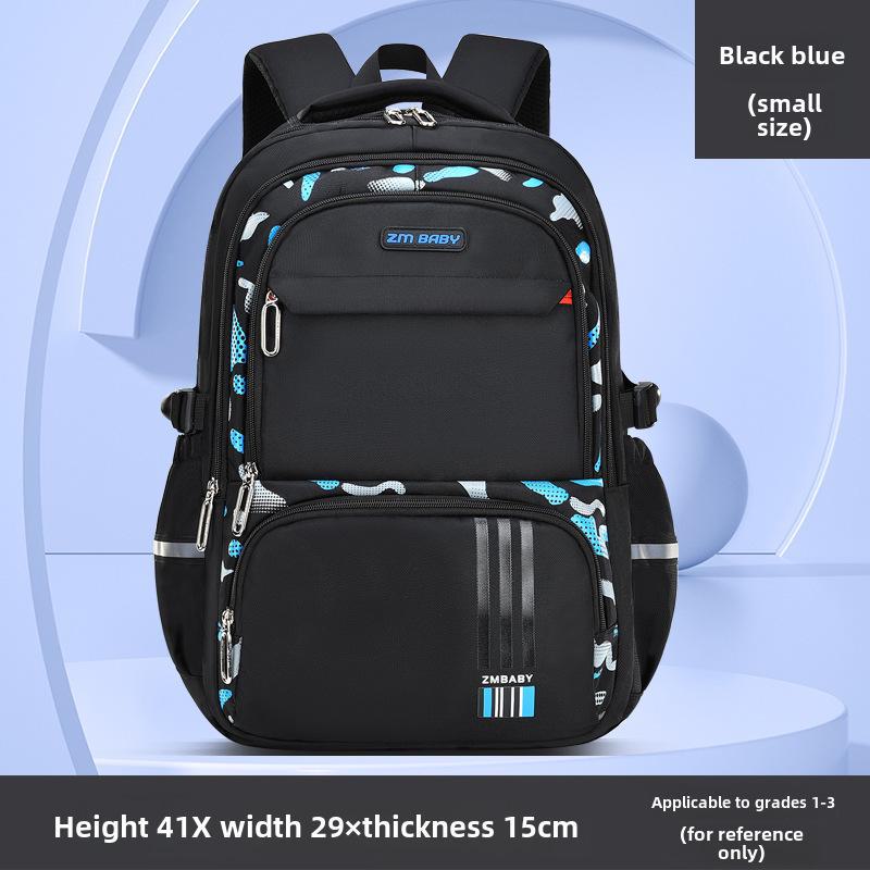 Lightweight Large-Capacity Backpack for Boys Aged 6-12: Casual Design with Fun Prints