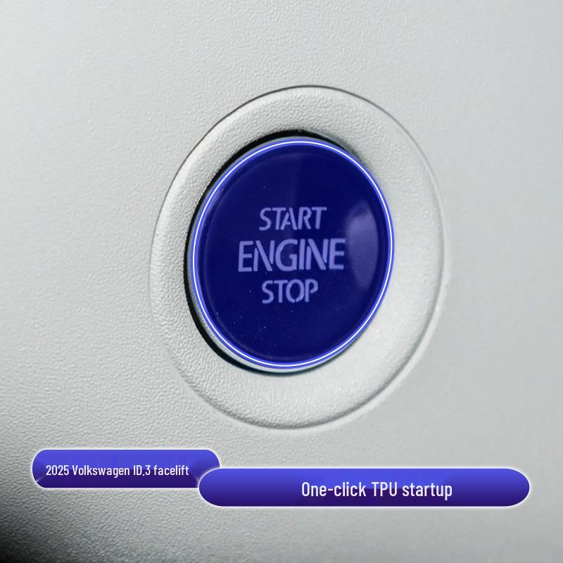 2025-2026 VW ID.3 Facelift Interior Protection Film: Console, Navigation, Instrument, and Door Panels.