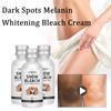 Aufhellende Bleichcreme für den Körper, zur Aufhellung von Achseln, Ellbogen und Knien, zur Entfernung von Gelenken im Intimbereich, dunkle Flecken, Melanin Snow Bleichcreme, 30 ml