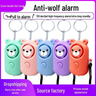 Cross-Border Anti-Wolf Personal Alarm Keychain for Outdoor Self-Defense and Elderly Safety