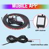 Car Underglow Neon Light Flexible LED Strip Light Underbody Remote/APP Control RGB Color Auto Decorative Ambient Atmosphere Lamp
