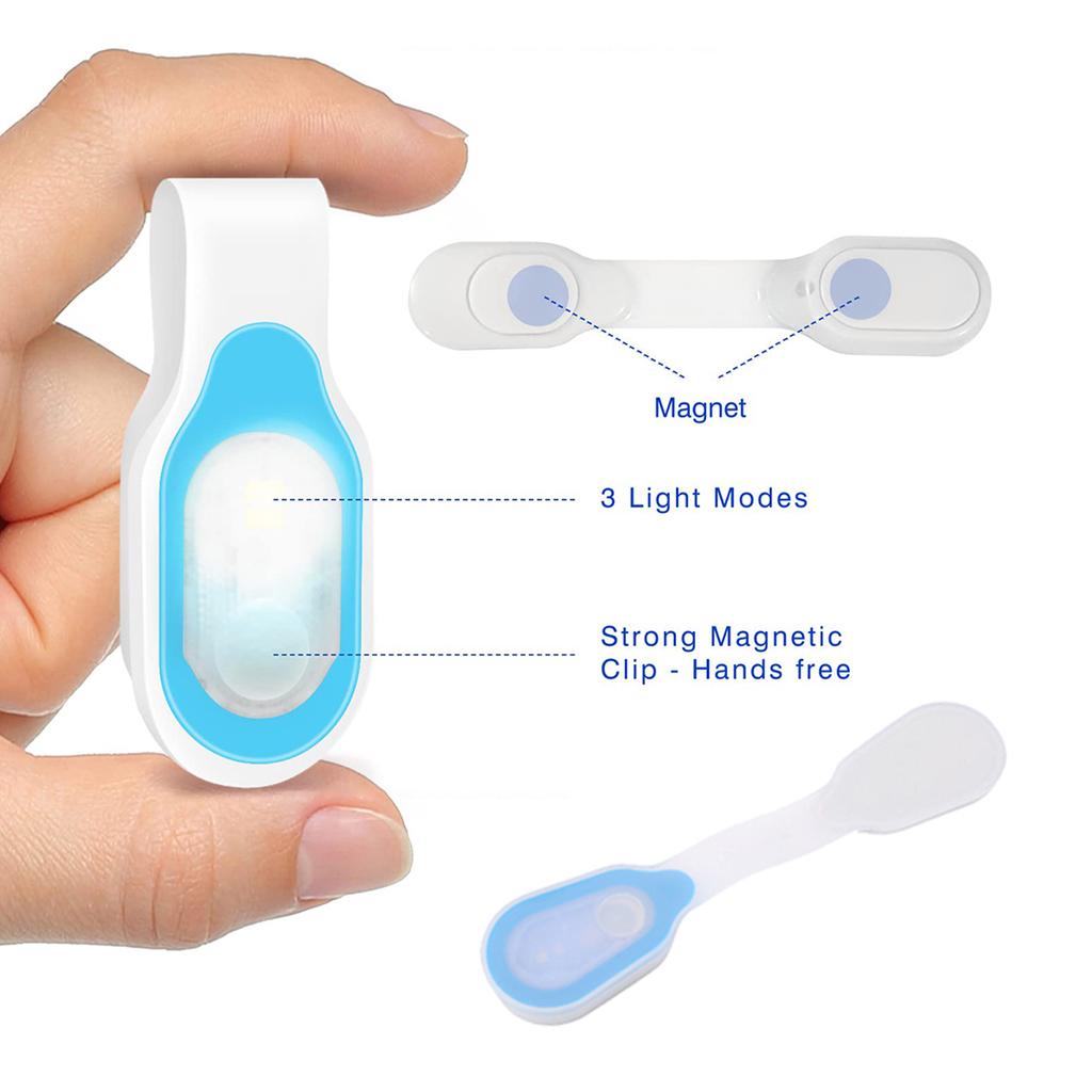 Portable Led Safety Light Multifunctional Warning Night Lamp Safetylamp Hands-free For Nursing Safetylight Magnetic Mini Running