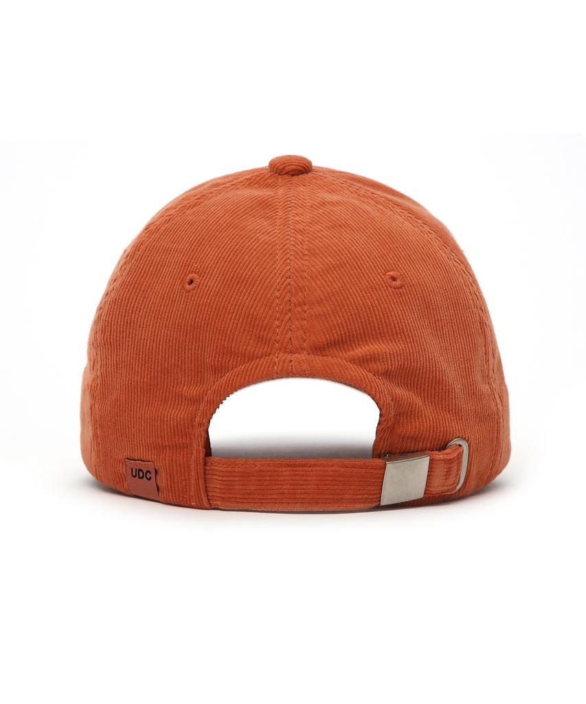 Eondeokeonteulol Corduroy Logo Ball Cap Small Logo / Hard Top B B / Cd / Orange