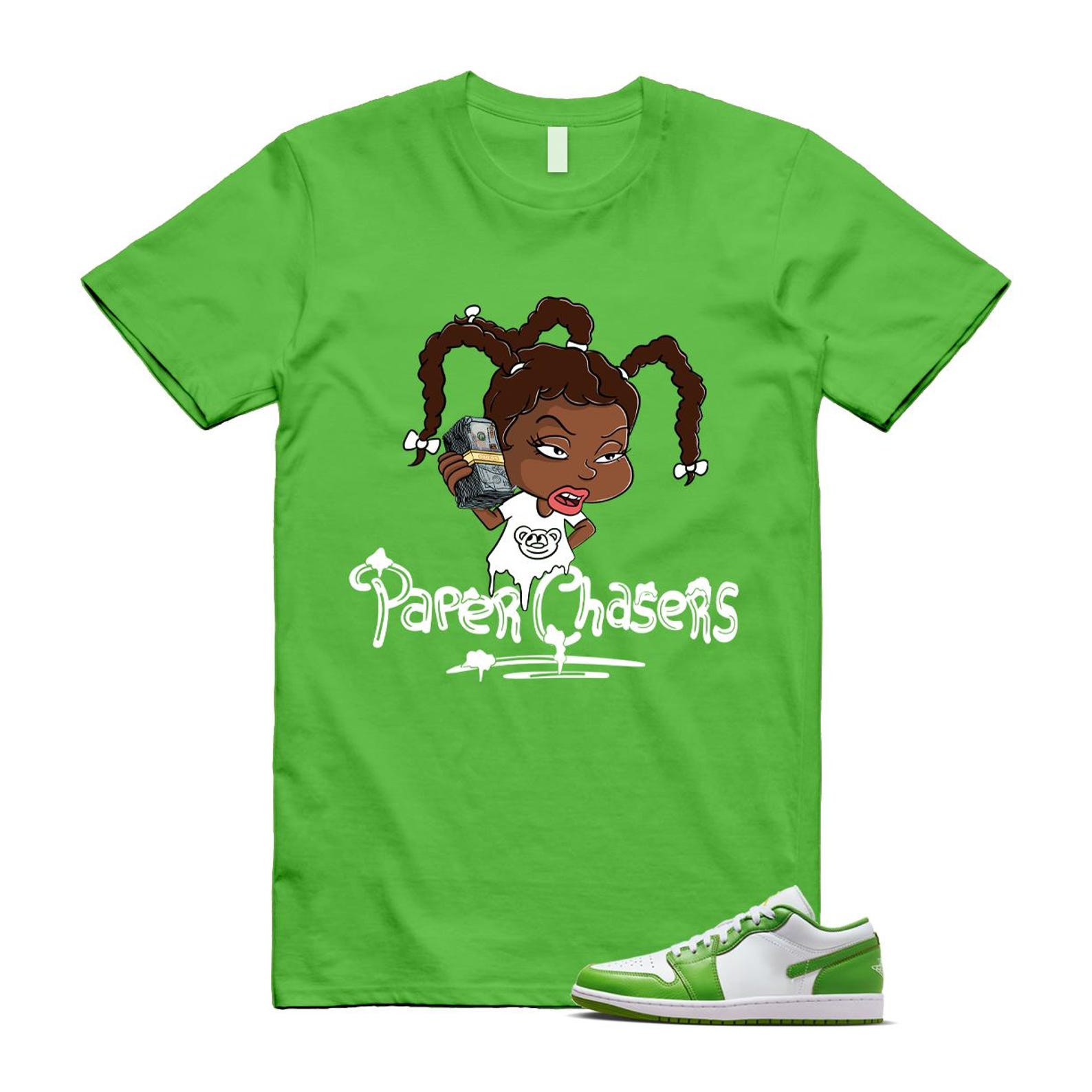 1 Chlorophyll Green White Lightning Low SE T Shirt Match PC L