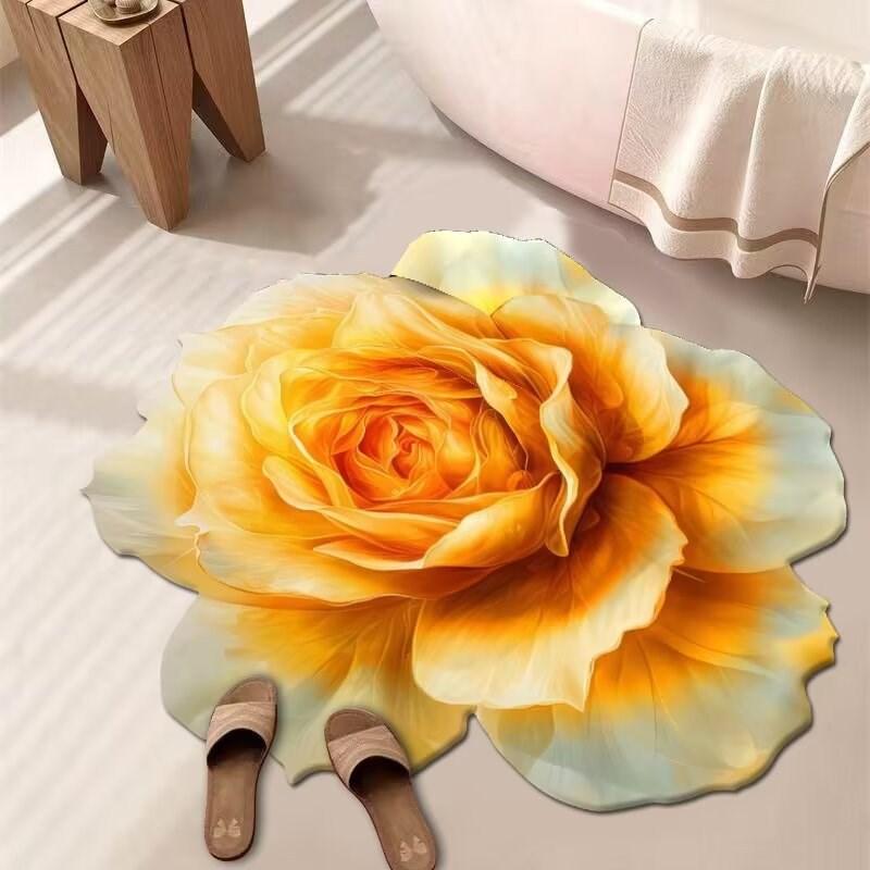 Großer Blume Kreis Teppich Wohnzimmer Teppich Schlafzimmer Bettvorleger