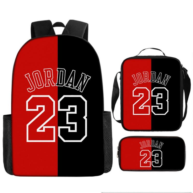 Kids Soccer Fan Backpack Set With Cristiano Ronaldo Neymar Print Oxford Fabric School Bag Boys Girls
