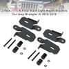 Pachet 2 Suporturi Negre pentru Montare Lumini Pilon A 7318 Pentru Jeep Wrangler Jl 2018-2019