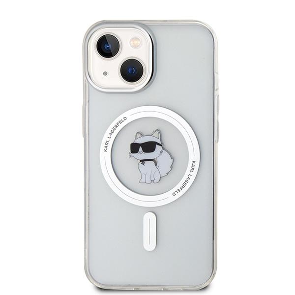Karl Lagerfeld Klhmp15Shfccnot Iphone 15 / 14 / 13 6.1 Transparent Hardcase Iml Choupette Magsafe