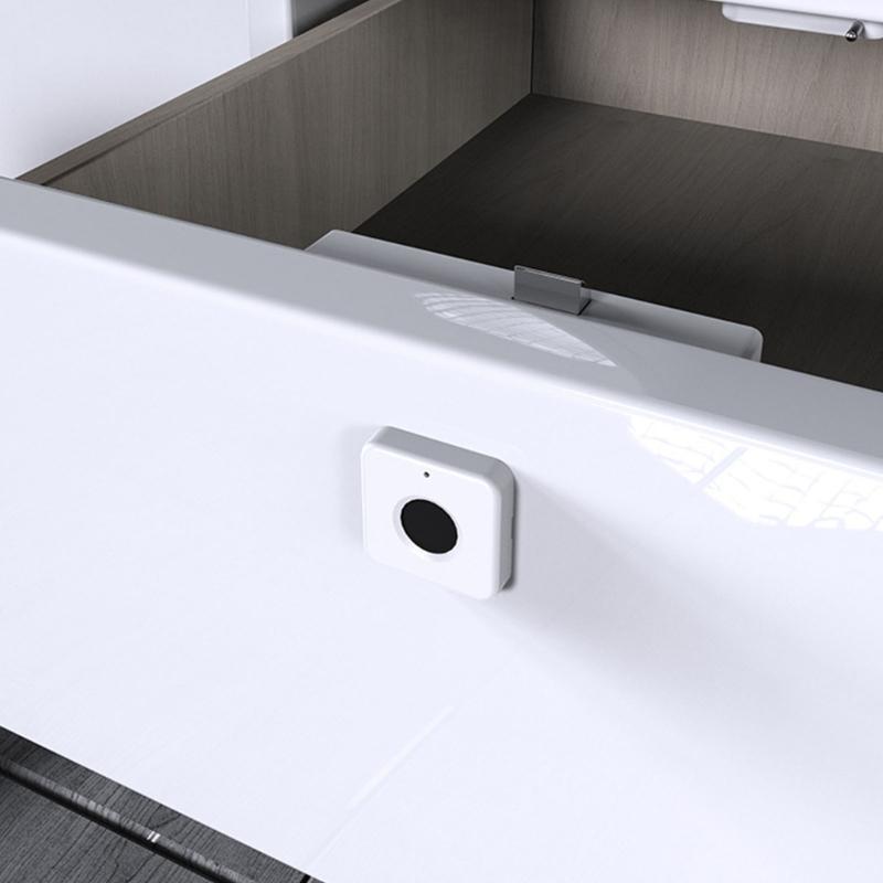 Without Key File Drawer Lock Fingerprint Cabinet Lock With Fast Biometrics Recognition Portable for Home and Office