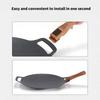 Portables Light Weight Handle Oven Safe Tool Grills Pans Security Frying Handle for Outdoor and Indoor Use