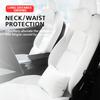 For Tesla Model 3 Y Car Neck Pillow Protective Lumbar Back Support Flocking High-Quality Headrest Lumbar Car Accessories