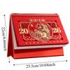 Chinese Style New Year Calendar Traditional Standing Flip Calendar  Daily Planning