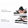 Court Borough Low 2 TD Białe Czarne Pomarańczowe Dziecięce Sneakersy Ciemnoszary Totalny Pomarańczowy BQ5453-115