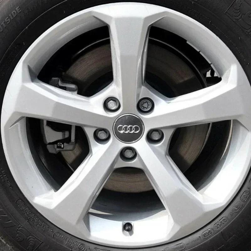 For Audi 60/61/68/69/77MM 4pcs Car Wheel Center Hup Cap Cover A4 A6L A7 A8 A3 A5 A6 S3 S4 Q3 Q5 Q5L Q7 Modification
