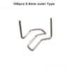 1~4SETS Tool Iron Staples S Wave Staples Welding Machine Accessories Bumper Repair Plastic Welding Bumper Soldering