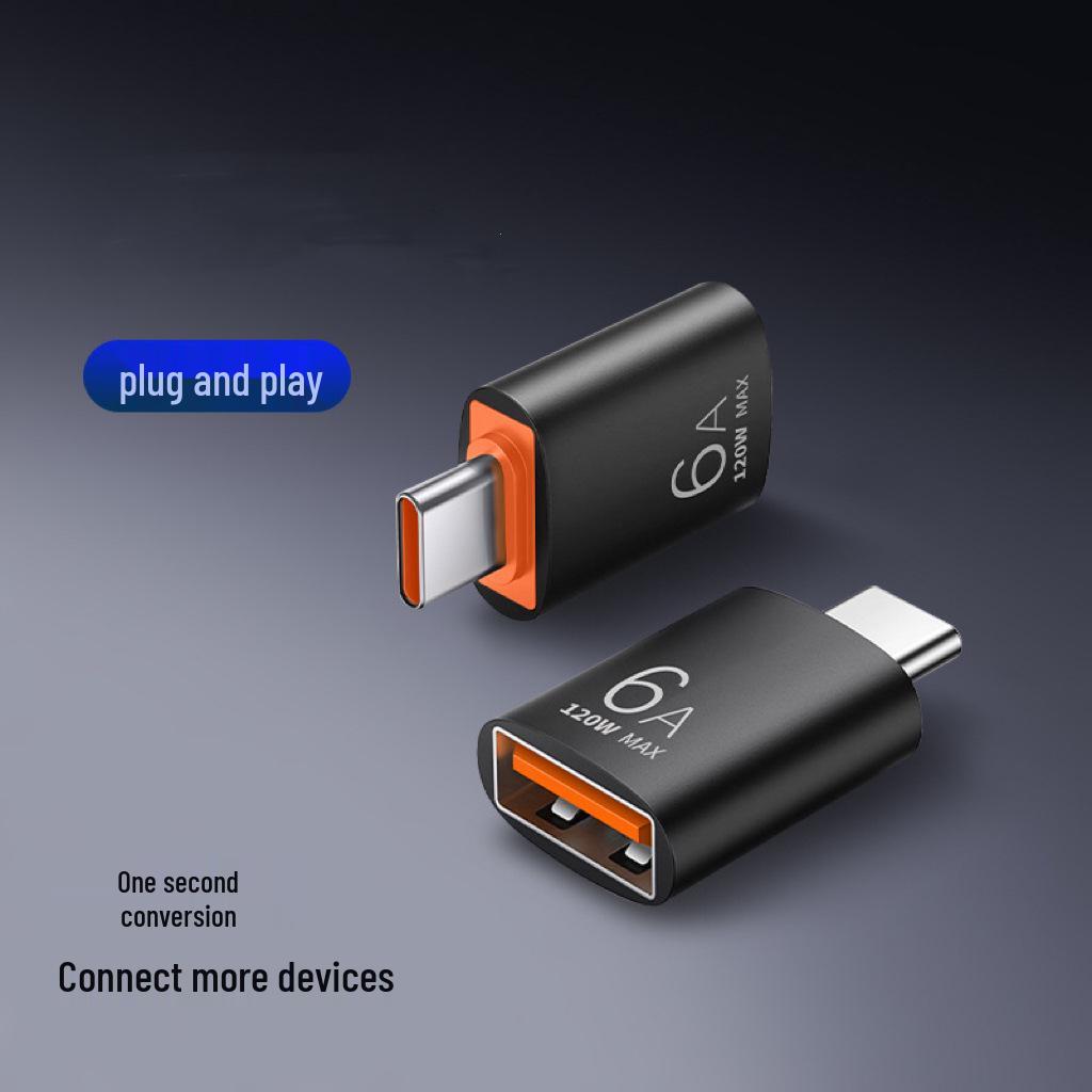 OTG Type-C to USB 3.0 Fast Charging Adapter & Data Cable Converter for Mobile & Tablet