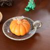 Decorative Ceramic Candle Plate Retro Style Candlestick Holder Candlelight Stand  Festival Use