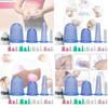 Premium Silicone Cupping Therapy Set Transparent Round Moisture Removal Massage Cups