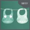 Babymoov Set of 2 BIB'ISY Silicone Bibs, with Belly Pocket