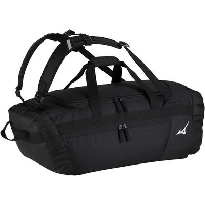 Mizuno Boston Bag, Team 3-Way Bag, 50L, Large Capacity, Unisex, for Sports, Club Activities, and School, Reflective, Black, 33JB3106