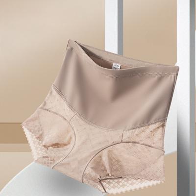 Intimo da Donna Senza Cuciture a Vita Alta ad Alta Elasticità Taglie Forti Solleva Fianchi Modellante Rete Pizzo Mutandine Triangolo