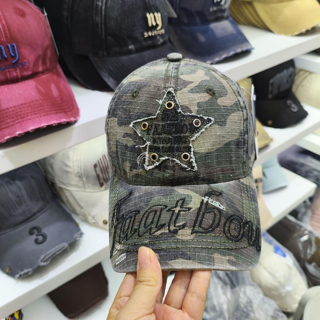 1PC Japanese-style Retro Spring and Autumn New Style Individual Five-pointed Star Embroidered Letter Baseball Cap