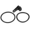 Fishing Rod Hook Elastic Rubber Ring Adjustable Fishing Lure Bait Holder Hook Keeper