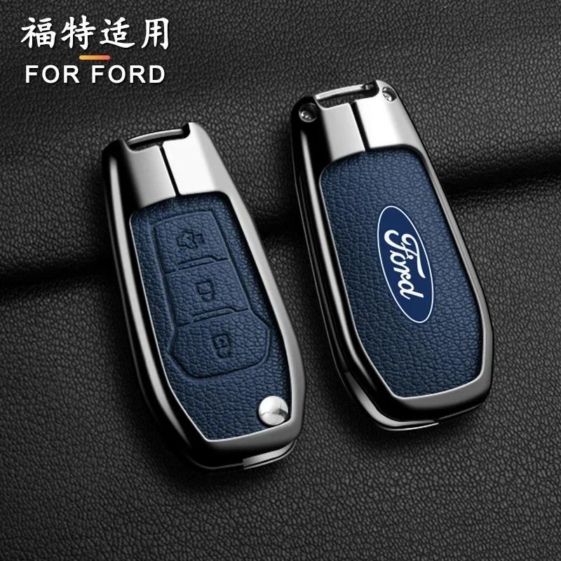

New 2026 Car Sticker Ford New 2025 Hot Case Car Key Cover For Ford Fusion Fiesta Escort Mondeo Everest Ranger 2019 S Max Kuga 2