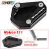 S1000R Kickstand Side Stand Enlarge Pad Motorcycle Accessories For BMW S1000RR M1000RR S 1000RR M 1000RR S 1000R S1000 R RR