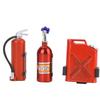 Fire Extinguisher Oil Drum Shovel Nitrogen Bottle Fit for SCX10 D90 TRX4 1 10 RC Car (Red)