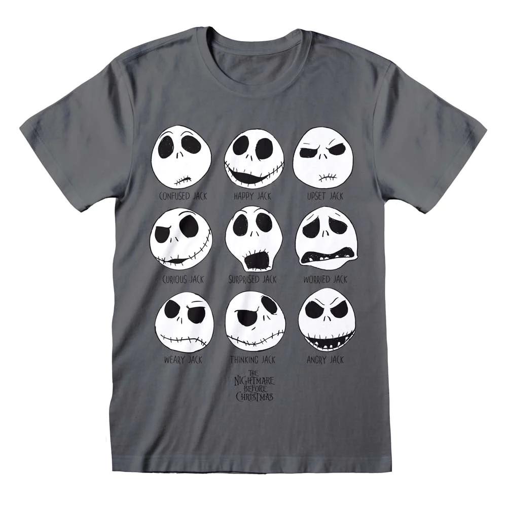 

Nightmare Before Christmas Many Faces Of Jack T-Shirt M