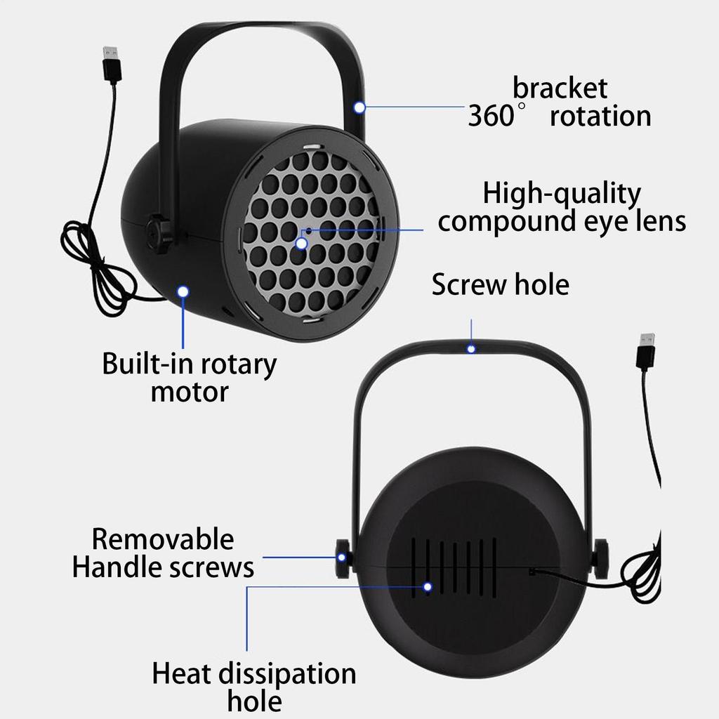 Halloween Projector Lights Creatiave Ghost Projector Light Moving Halloween Patterns Weatherproof Halloween Landscape Lamp