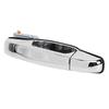 Chrome Exterior Rear Door Handle Replacement for Chevy Silverado 1500 2007 2013 Wear Proof Plastic Rear Right 15915620