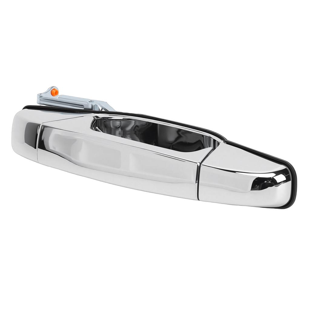 Chrome Exterior Rear Door Handle Replacement for Chevy Silverado 1500 2007 2013 Wear Proof Plastic Rear Right 15915620