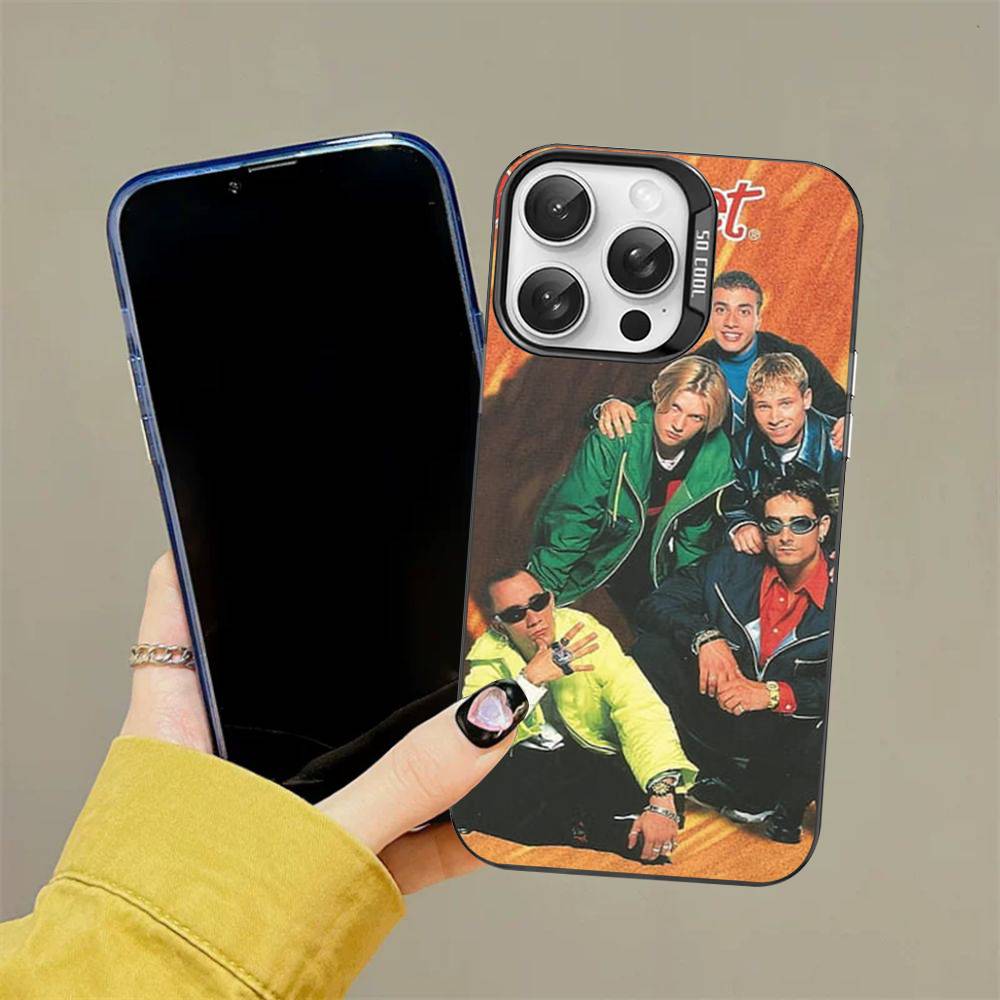 

Pop Band Backstreet Boys Phone Case For IPhone 17 16 15 14 13 12 11 Pro Max Plus Color Silver Cover iPhone 16 plus