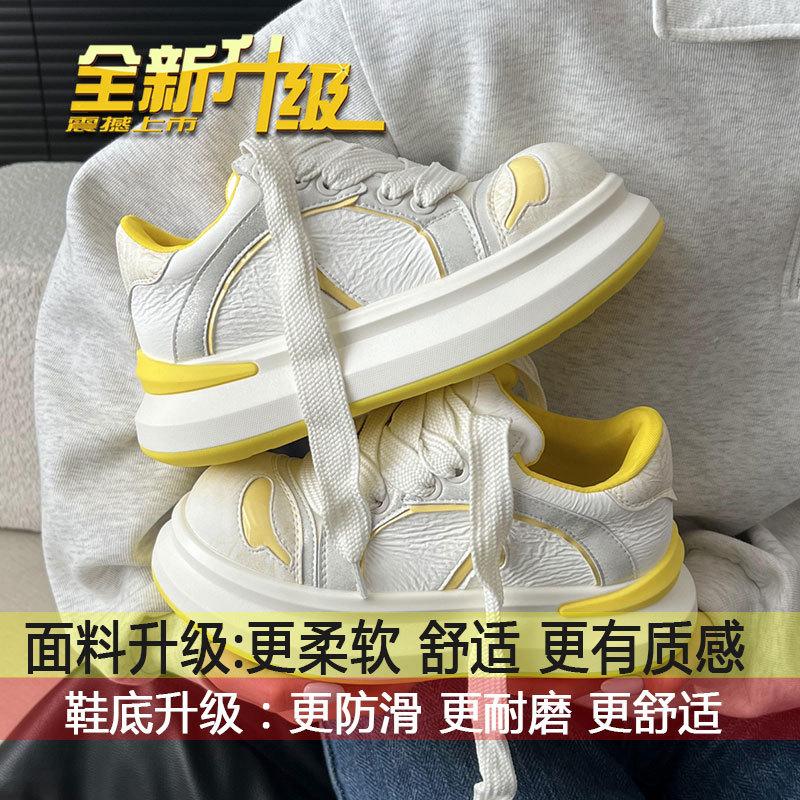 

Graffiti color matching Guochao casual sports shoes women s little white shoes spring and summer 2025 new niche design board shoes 35
