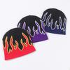 Winter New Flame Knit Hat Men's Hip Hop Street Outdoor Riding Cap Warm Knitted Hat