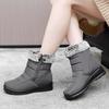 Women's Winter Warm Snow Boots Rainproof Fabric Faux Fur Lining Waterproof Ankle Boots Anti-slip Outdoor Shoes Hiking Sports Boots