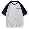 JIAOXIU Chunyu Patchwork Kurzarm-T-Shirt