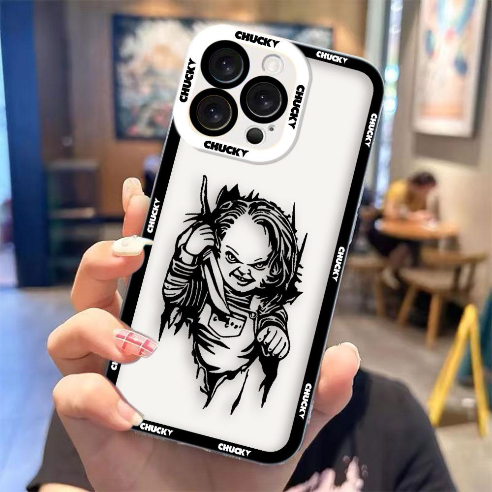 

Charles Lee Ray Chucky Doll Cover Clear Phone Case For OPPO RENO 15 15F 14 14F 13 13F 12 12F 11 11F 10 8 8Z 8T 7 7Z 6Z 5 5F Case OPPORENO6LITE