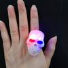 Halloween LED Rings, Light Up Finger Rings Toy for Kids Adults, Spooky Pumpkin Ghost Eyeball Luminous Rings for Party Favors Treats Goodie Bag Filler